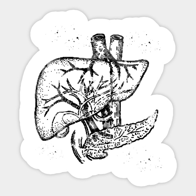 Liver Sticker by erzebeth